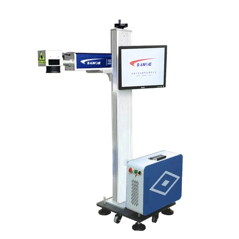 flying laser marking machine  moving marking withstand industrial, hand, line, aeon, module, high power, mobile lazer