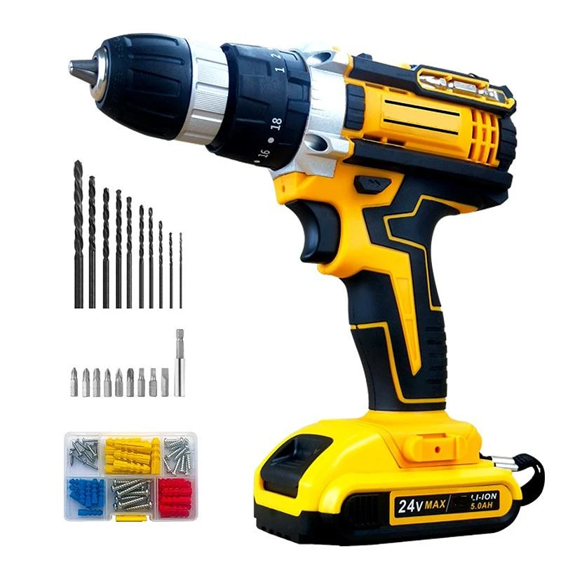 Original Hot Sale Cordless Magnetic Drill Power Tool Set Advanced Impact Power Machine 36V Tool Set