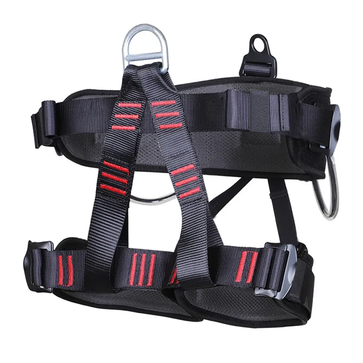 Fall protection high strength half body belt climbing safety harness