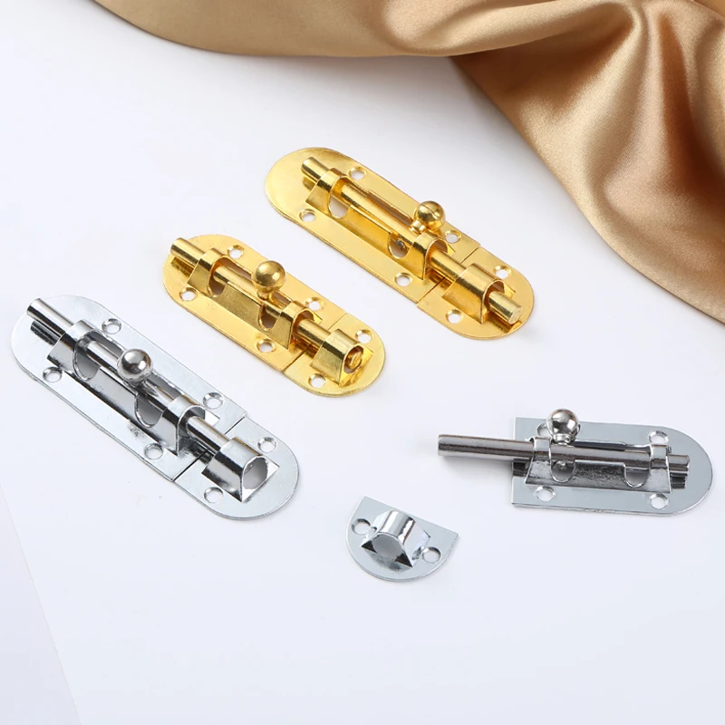 Полированный хромированный поверхностный замок для раздвижных дверей прочный, фиксированный дверной замок из цинкового сплава