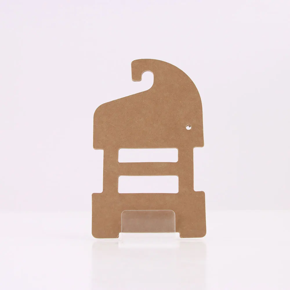 Cheap free new design customized baby cloth hanger paper clothes hanger for christmas