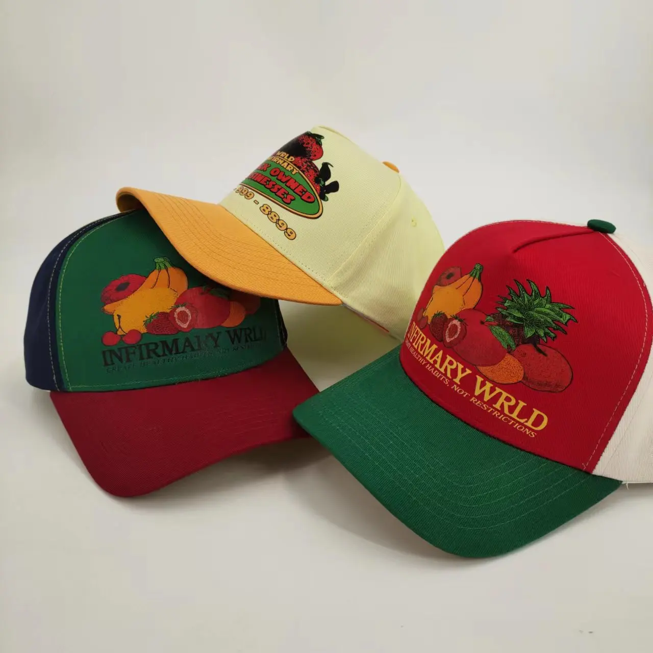 Print Logo Two-toned Bill Baseball Cap for Adult With Premium Cotton Great Sun Coverage Cap Cotton Plain Snapback Baseball Hat