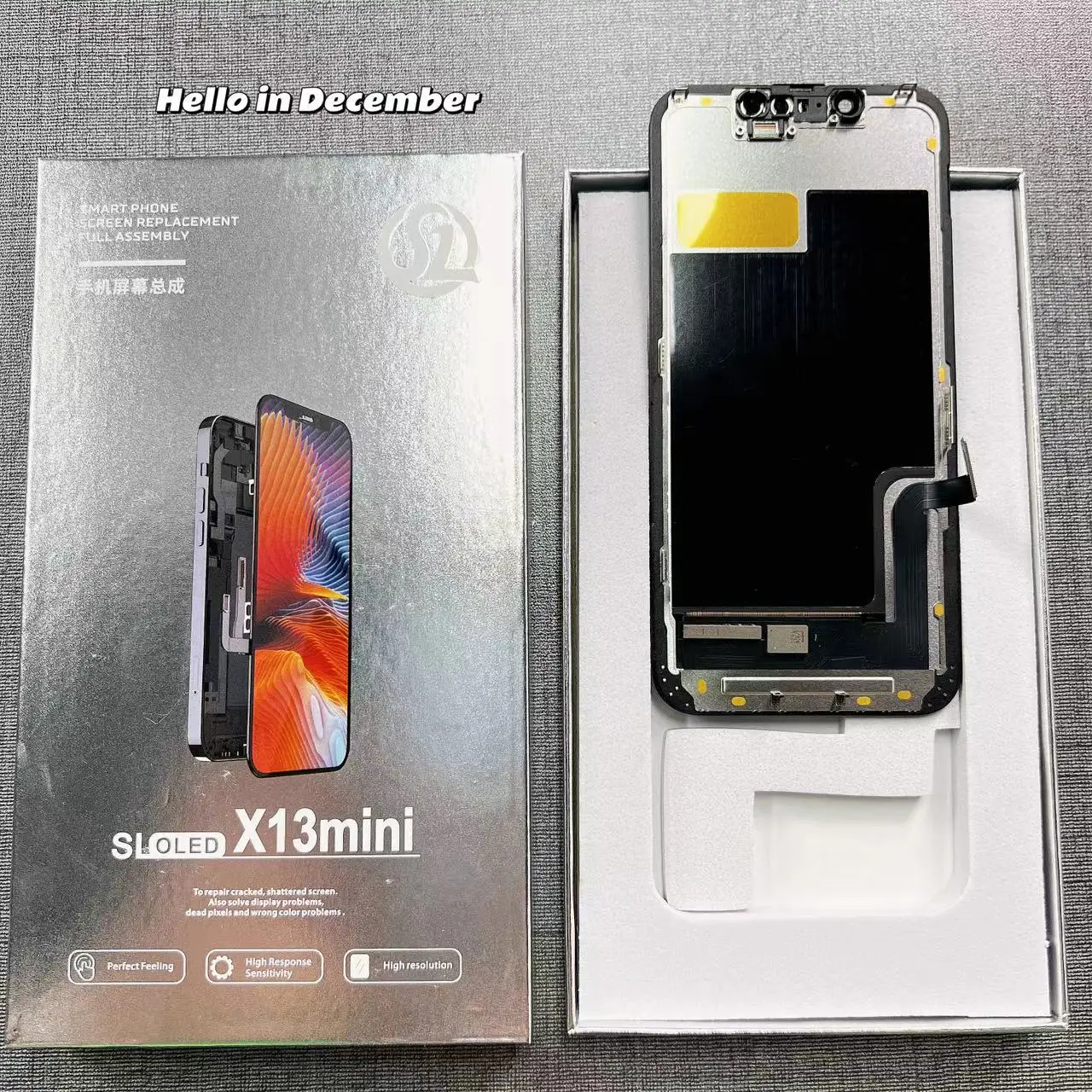 Apple Iphone исправляет сломанный экран телефона ooled LCD дисплей черный 2 шт. EMS FEDEX UPS DHL POST антистатический пакет в течение