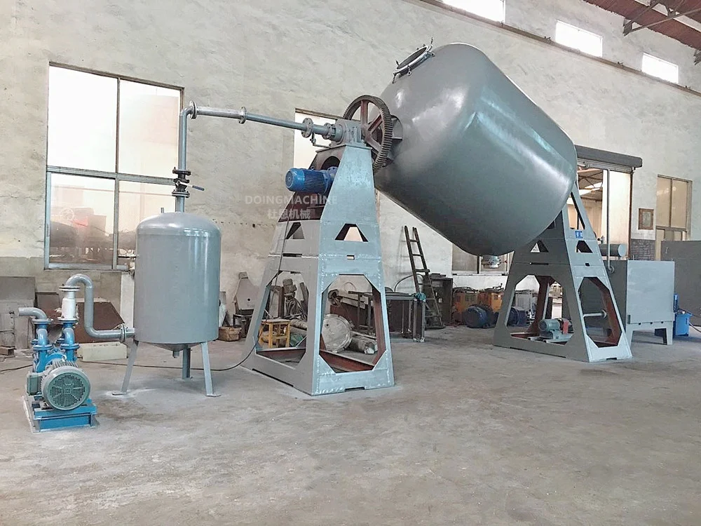 SSP vacuum tumble reactor dryer