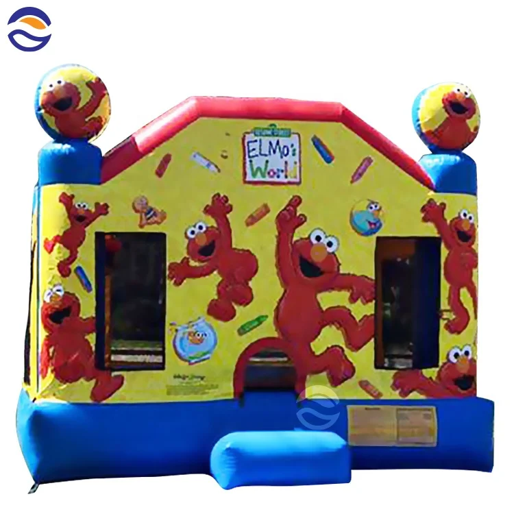 Sesame Street Kids Inflatable Trampoline Jumping Bounce House Combo