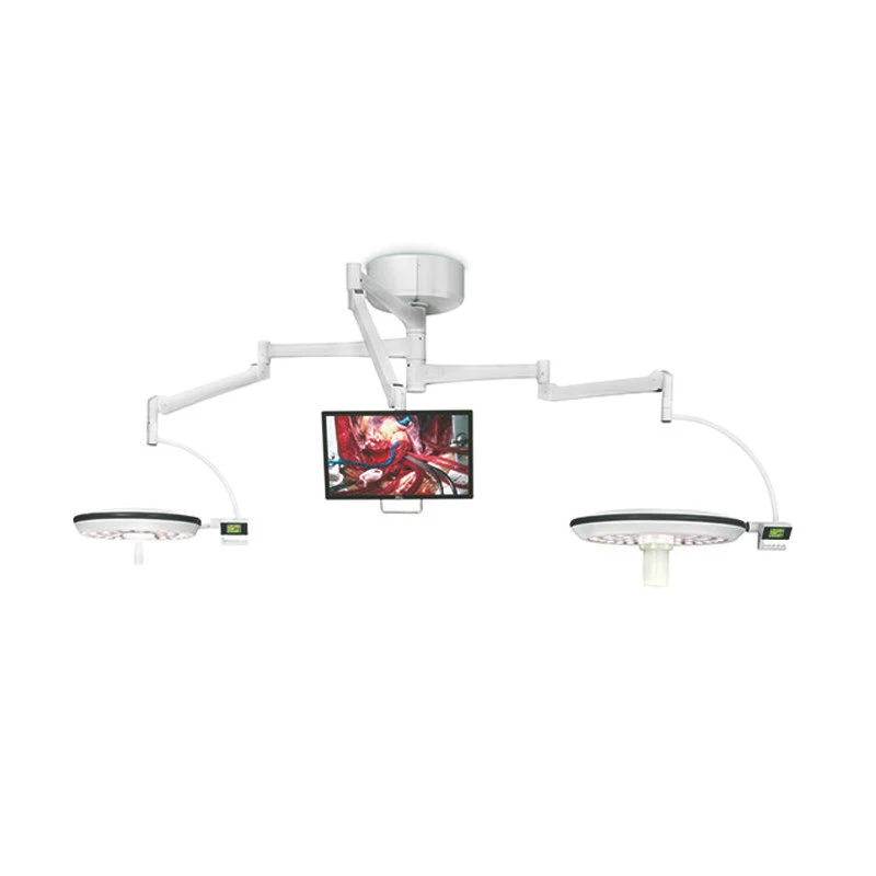 3 arms operating surgery video lamp ot light led operation lamp camera system / surgical light with camera