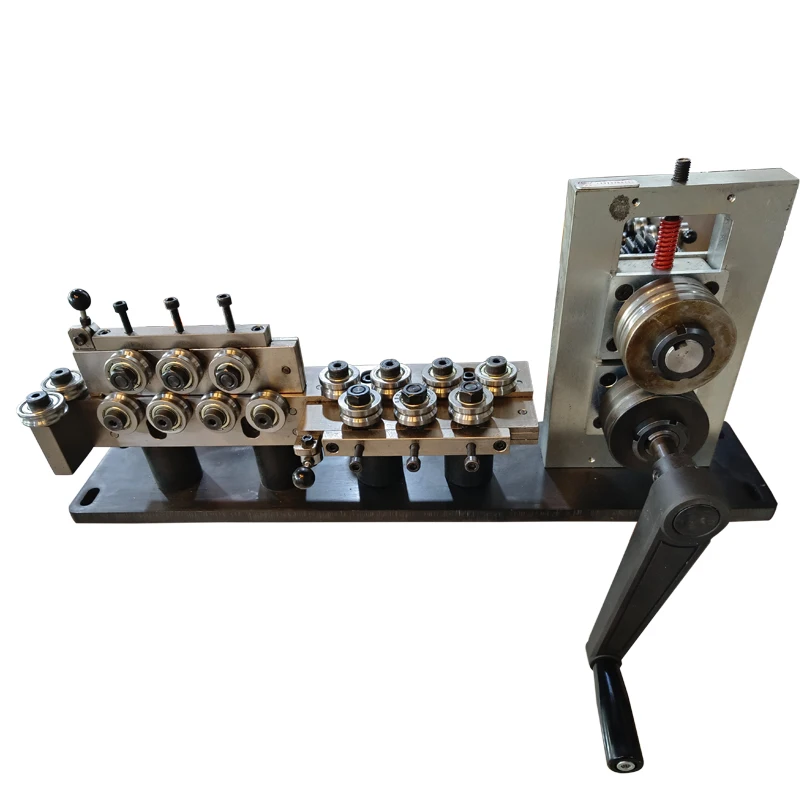 High Performance wire straightening rollers 4mm 6.35mm 1/4' tube straightening machine
