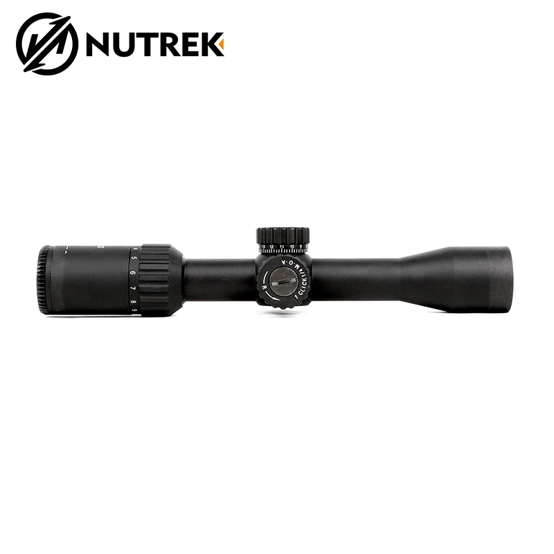 NUTREK OPTICS M2 SERIES 3-9X32 IR SFP Compact Red Green Illuminated Reticle Scope Quick Aim Lock Turret Scope For Tactical