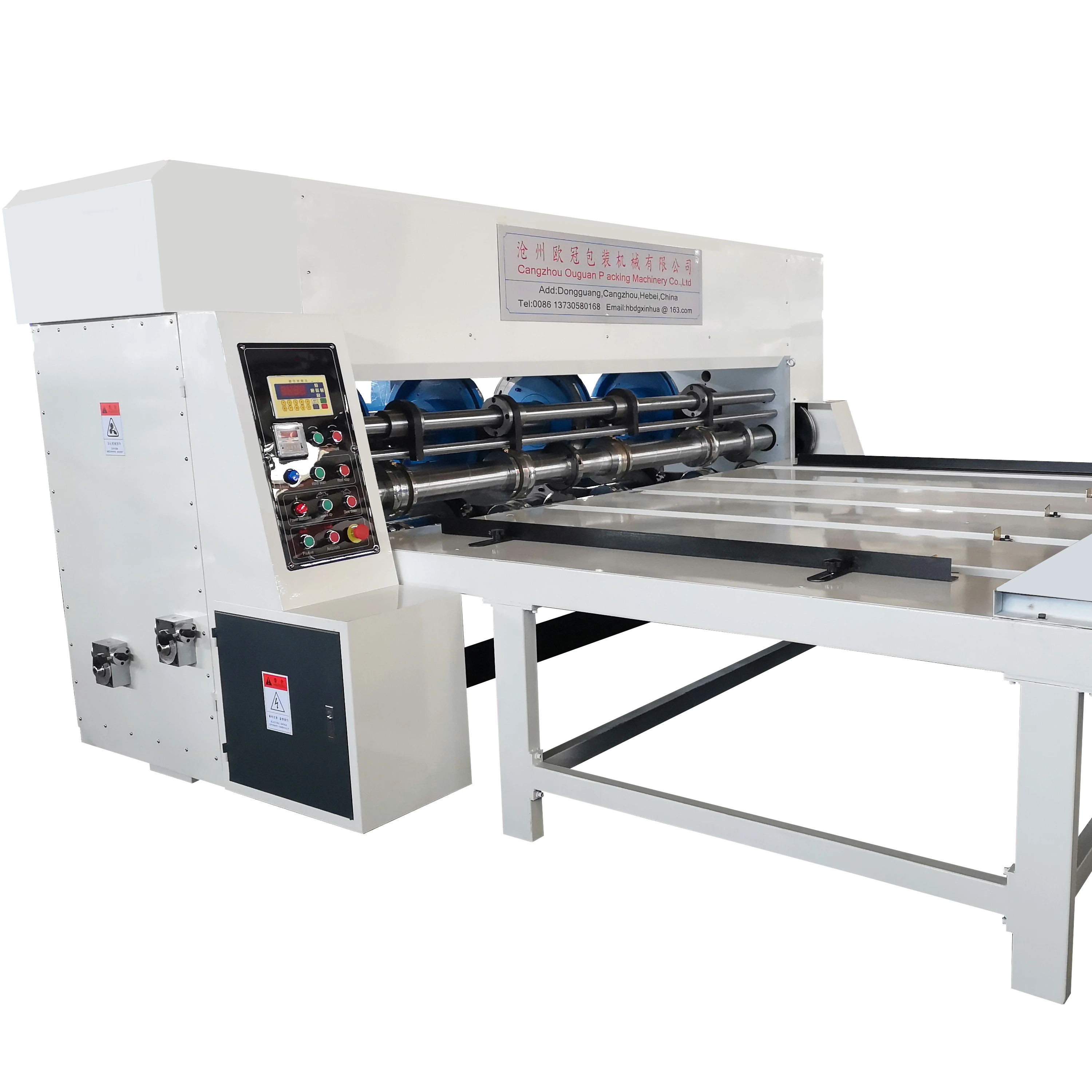 RS4 Rotary Chain Feeding Slotting Machine / corrugated cardboard creasing slotter machine / carton box making machine