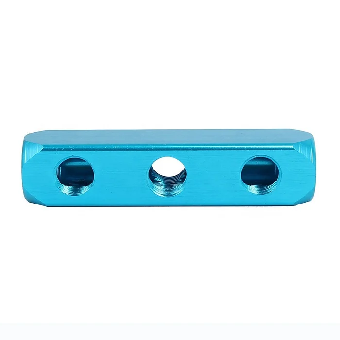 Pneumatic expert air manifold distributor, quick connector hose multi-tube aluminum block separator customization