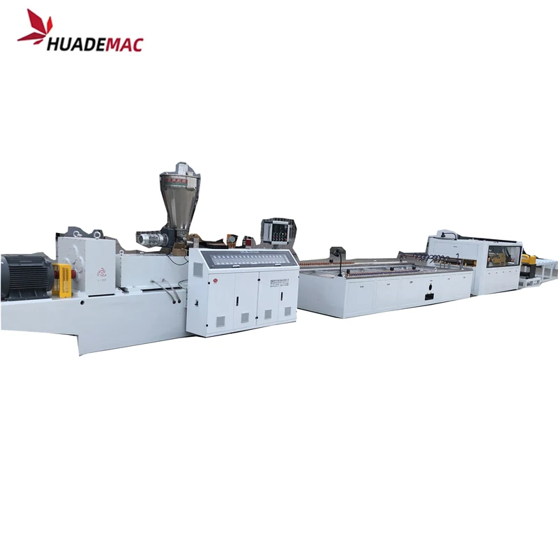 PVC WPC board sheet manufacture plant production line furniture use zhangjiagang