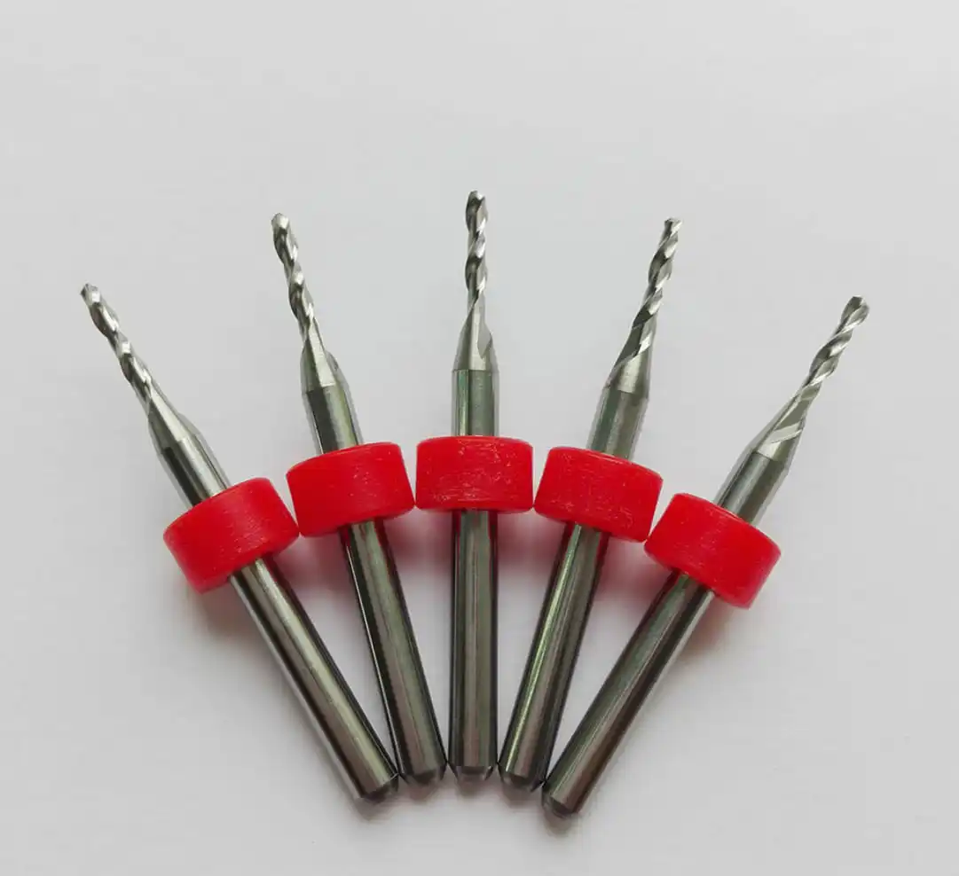 CNC Router Bit Set 0.8-3.175mm  /Metal PCB router bits Drill Bits  / Solid carbide drill bit
