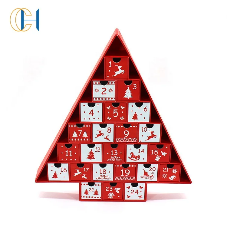 C&H Book Shape 12 Divide Toy Advent Calendar Packaging Kids Gadget Surprise Mystery Box Christmas Blind Box