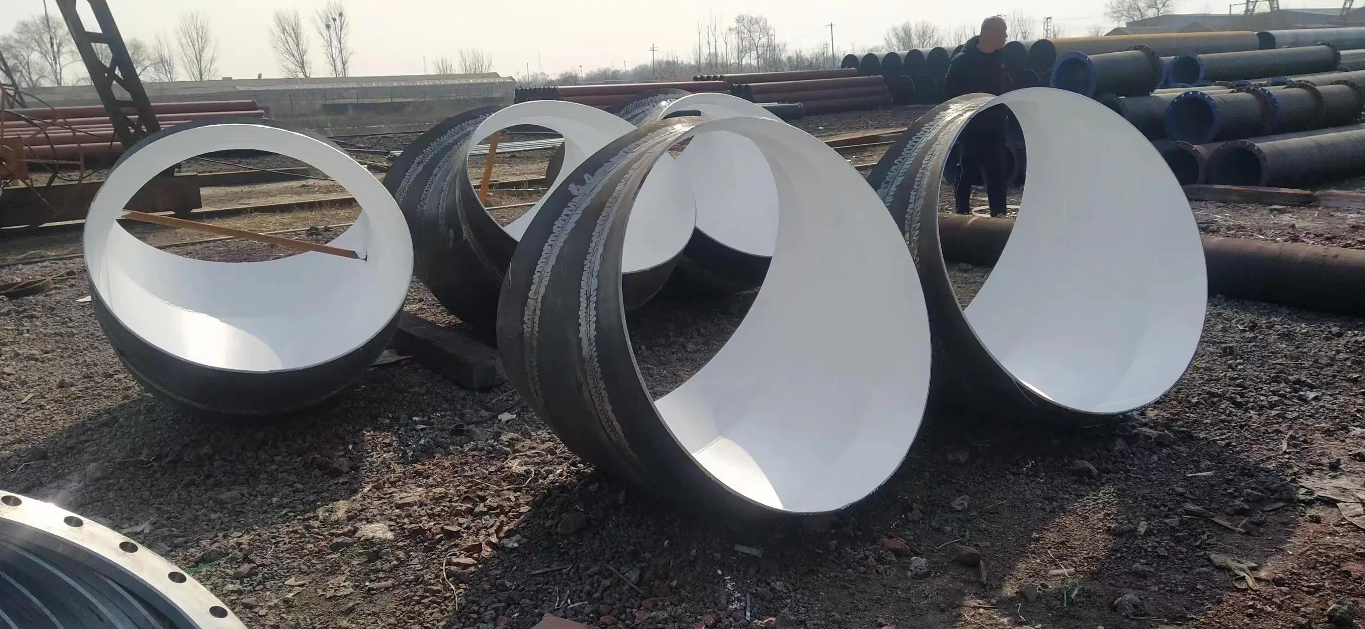 Rust and Corrosion Resistance Steel Tube IPN8710 FBE 2PE/3PE  Coal Tar Epoxy Anti Corrosion Steel PiPe