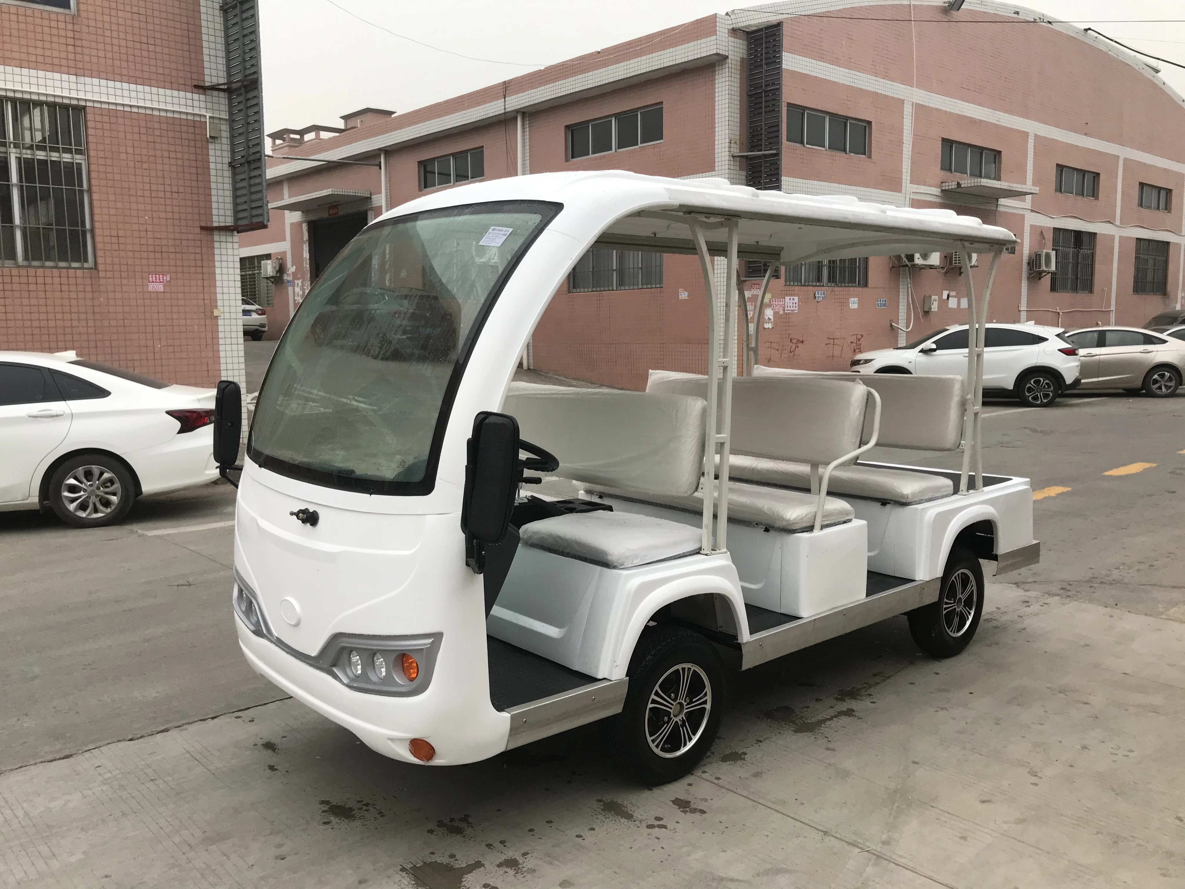 
High Quality 2 4 6 8 Seats Off Road Utility Tourist Shuttle Sightseeing Electric Car With CE 