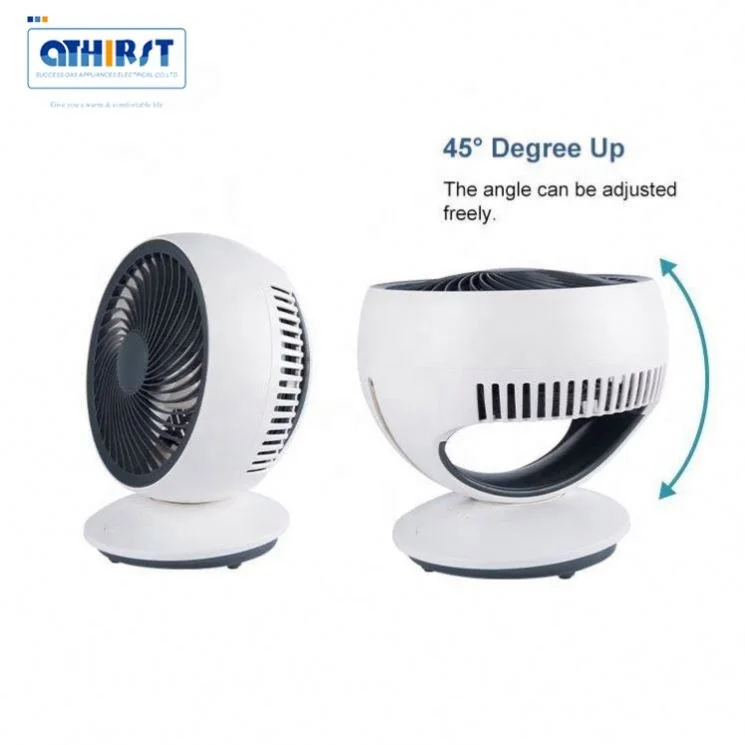 High quality DC 5v fan  energy 18650 Battery rechargeable AC DC oscillating fan with control panel