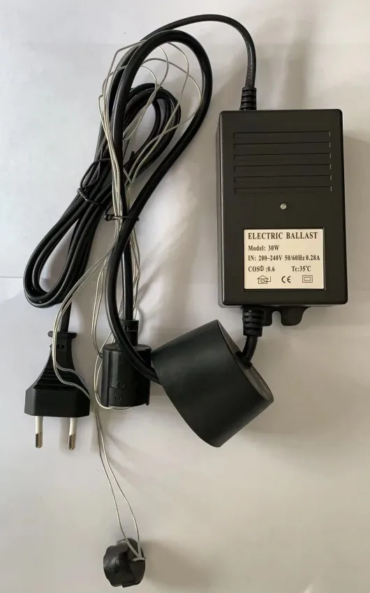 6w 12w 21w 39w 55w uv lamp electronic ballast with plug and 4P socket  uv sterilizer ballast  submersible uv ballast