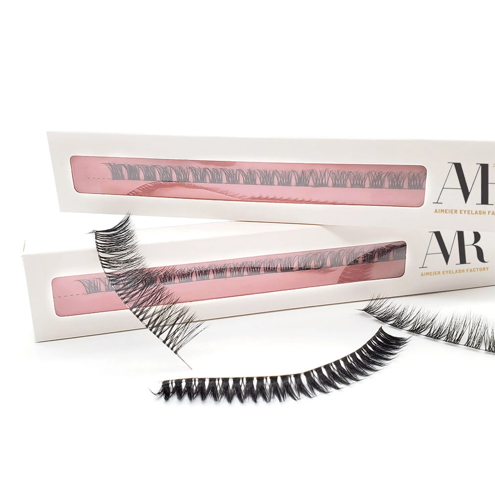 Private Label 0.03 0.05 0.07 Mix Curl Individual Eyelash Extension Clusters Lashes Wholesale Individual Diy Clusters Lashes