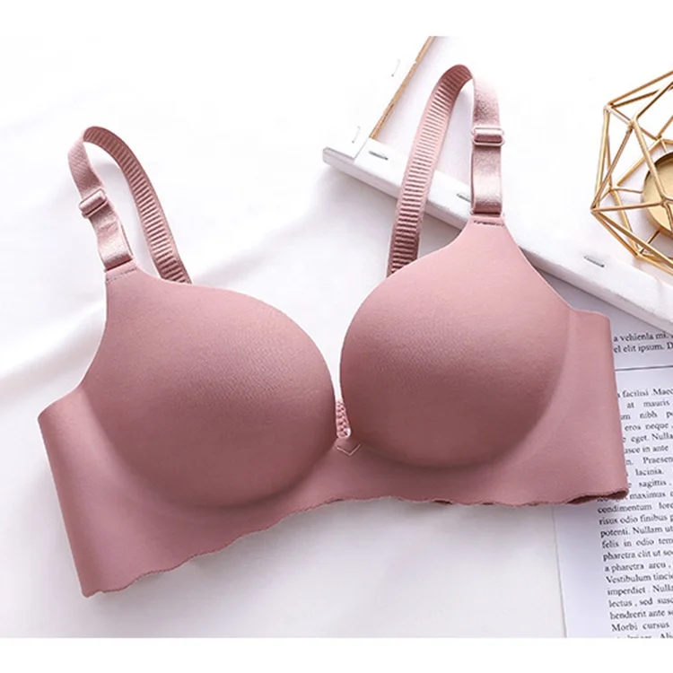 2228 Low Price Wireless Gather Thin Cup Brassiere No Wire Push Up Bra Seamless Bras Women