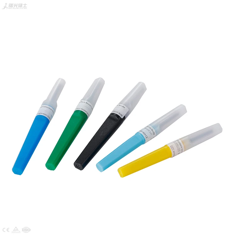 Disposable 18g 21g 22g 23g Type Vacuum Blood Sample Collection Tube Needle For Sampling