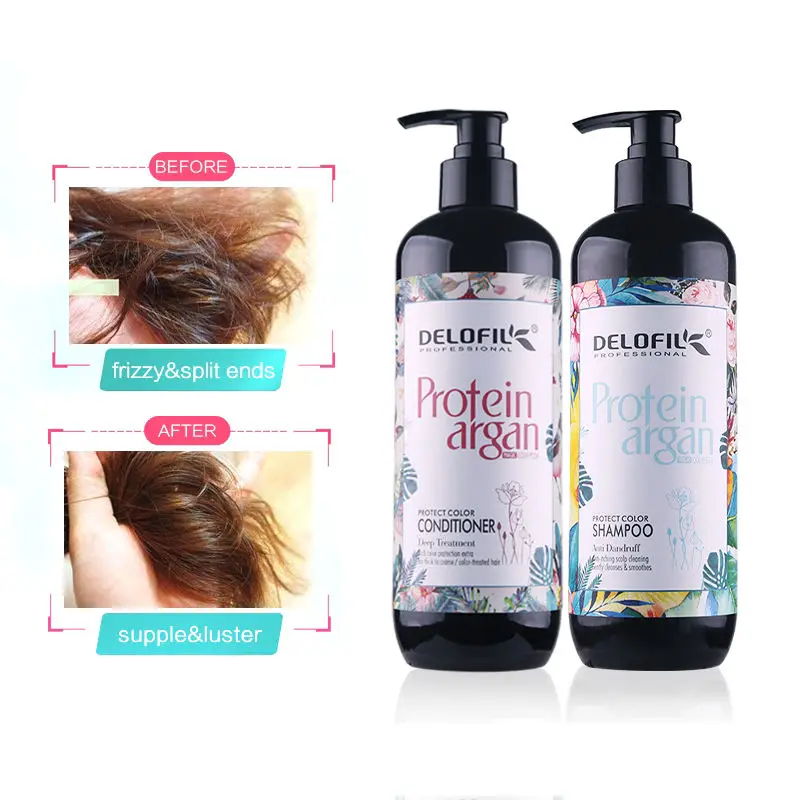 DELOFIL Private Label Sulfate Free Hair Loss Set Shampoo and Conditioner