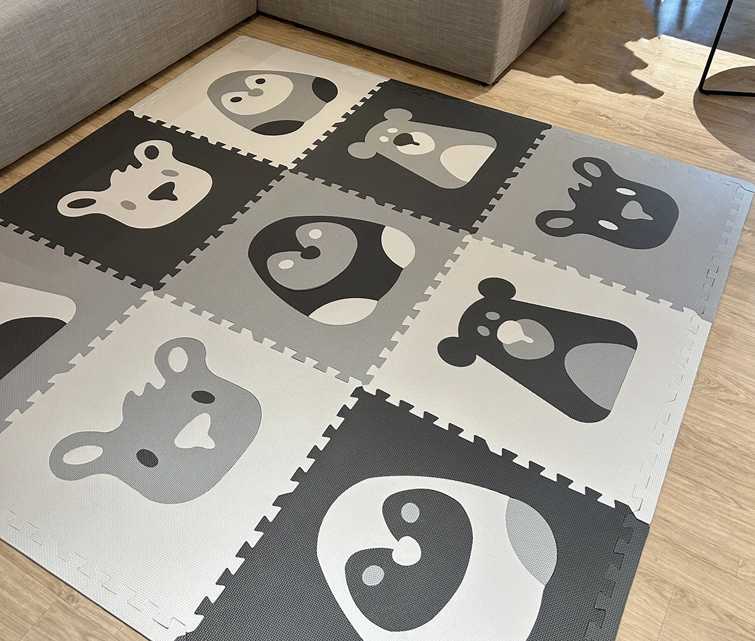 Wholesale Play Mats New Design Custom Alphabet Number Kids Play Mats Indoor Soft 30X30 ABC 123 Foam Puzzle Mat