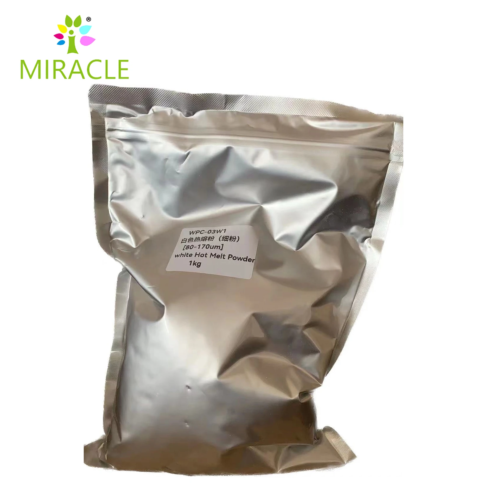 adhesive powder for PET film dtf print DTF white hot melt glue powder