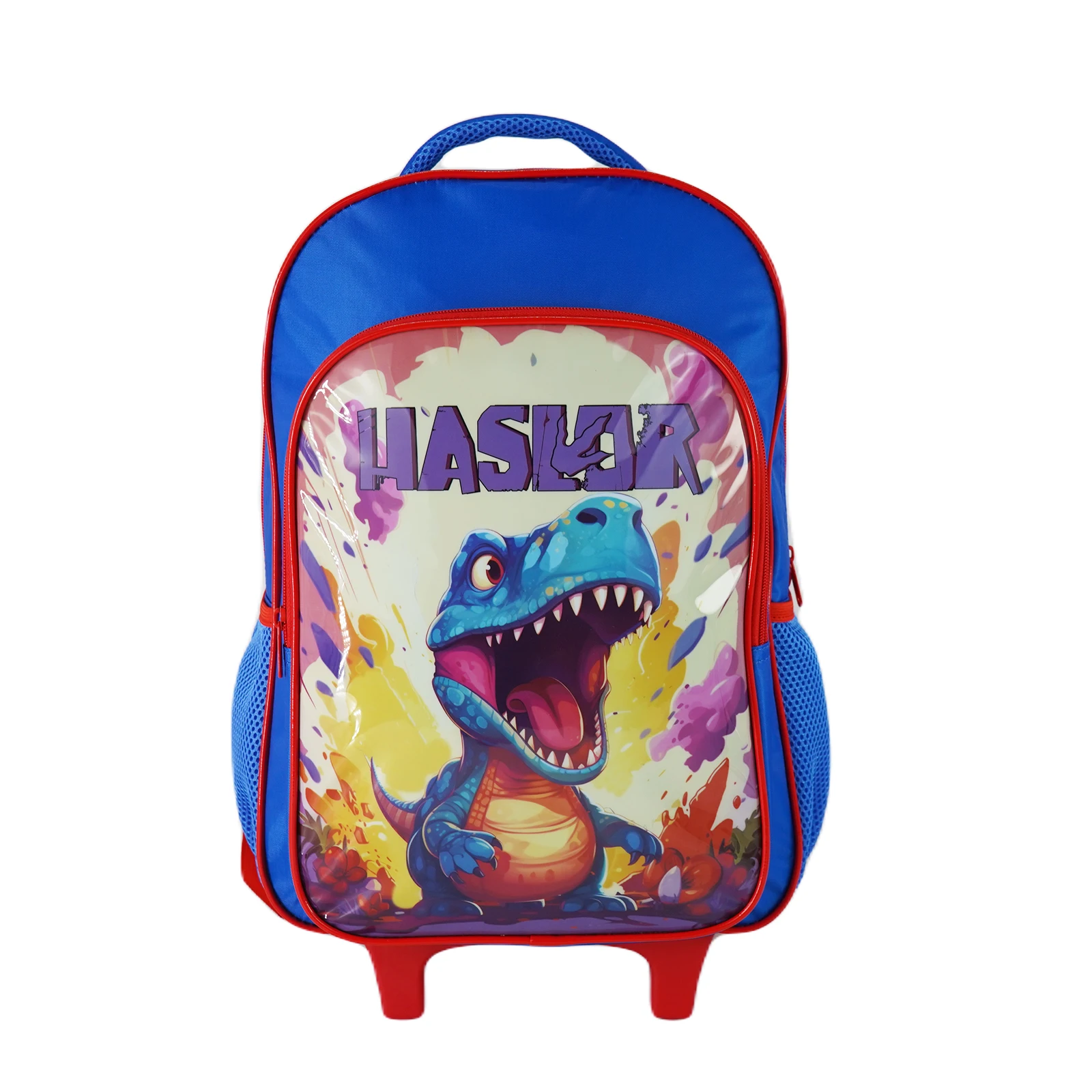 Haslor 2024 New Arrival Fashionable Cartoon-Print Trolley Bags school bags con ruedas trolley of backpack