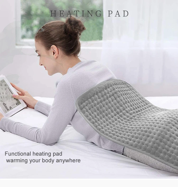 60x30 Cover Body Warmer Electric Blanket Washable Soft Electric Heating Pad