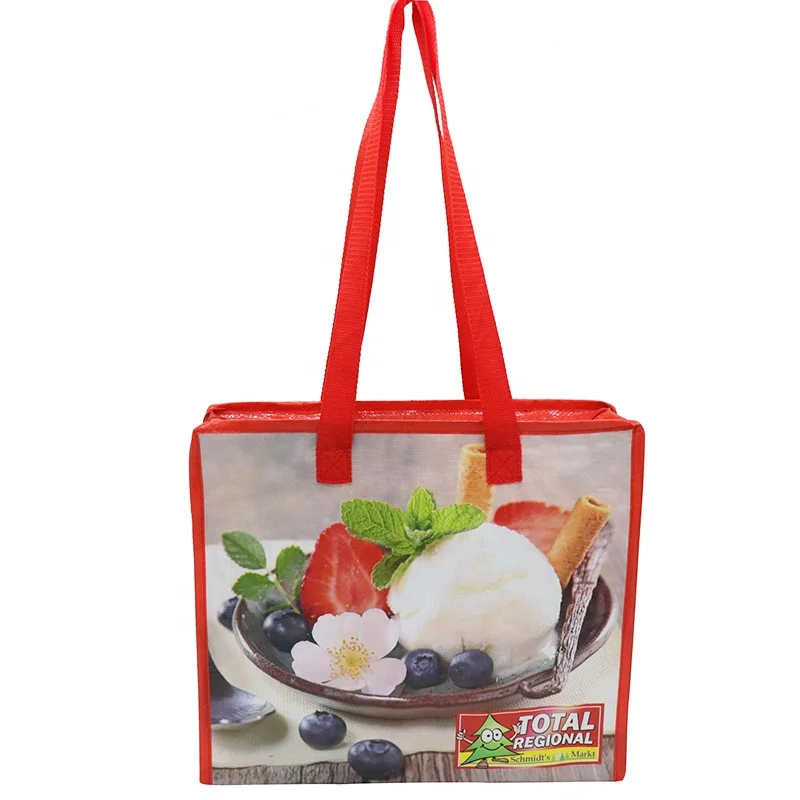 Custom PP Woven Extra Large Insulated Cooler Bag