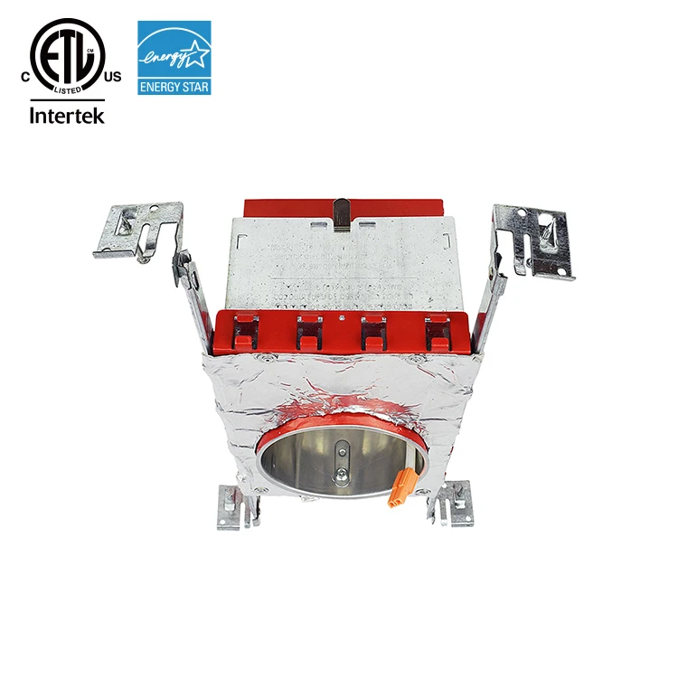 New Construction IC Housing Airtight Architectural LED Downlights Housing Fire Rated Recessed Light