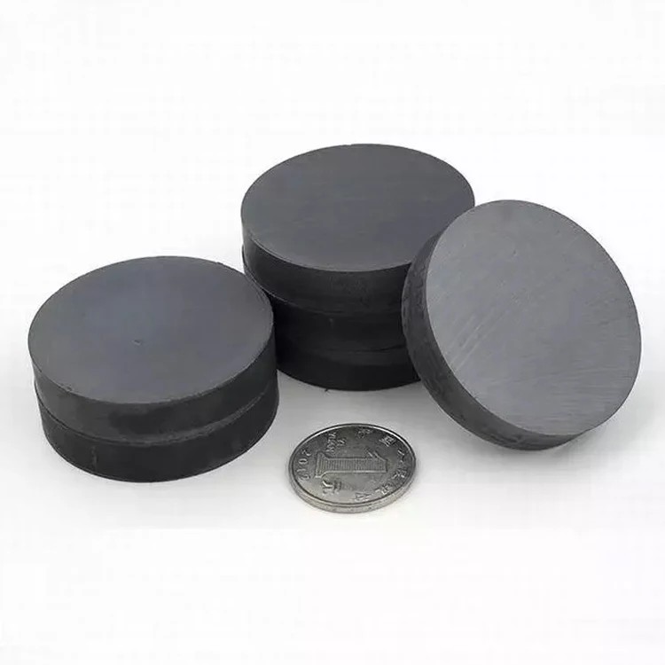 Wholesale Price China Good Quality Y35 Y40 Y30 Strontium Power Magnet Barium Flat Round Ceramic Disk Disc Ferrite Magnet