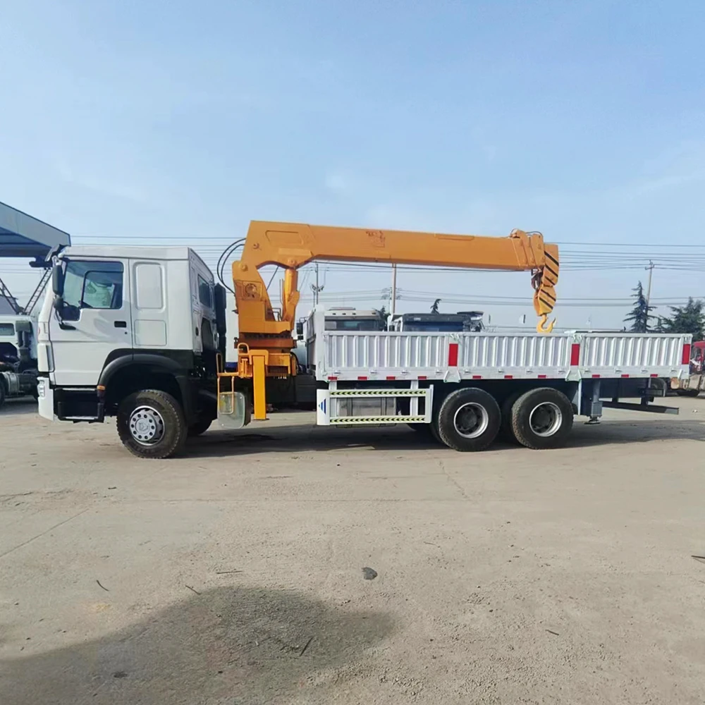 20 tons cargo truck with 10 ton 12 tons boom crane
