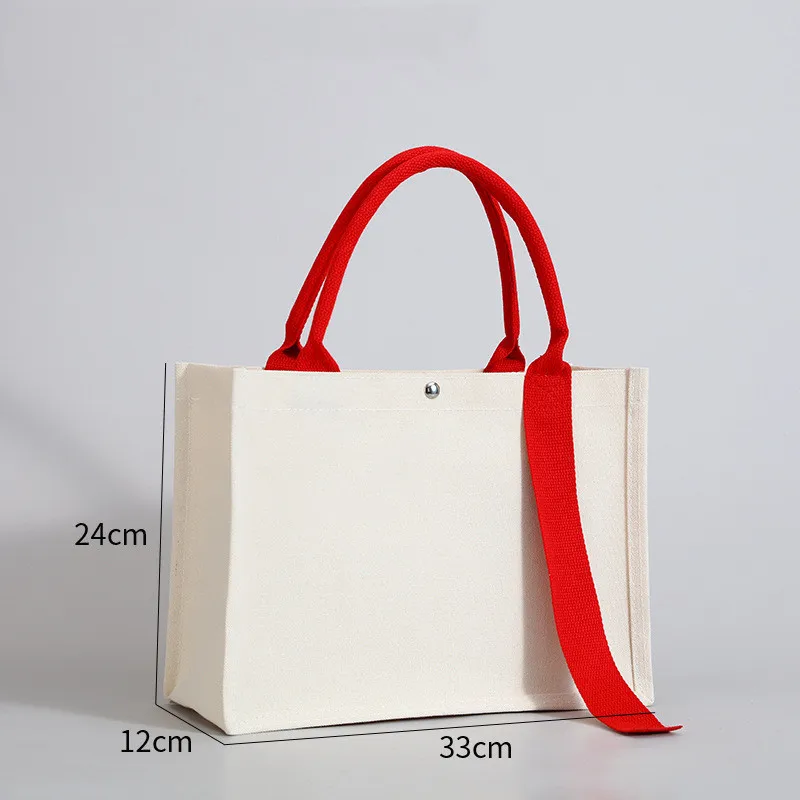 custom logo high quality durable advanced waterproof laminated cotton canvas gift promotional shopping tote bag canvas tote bag