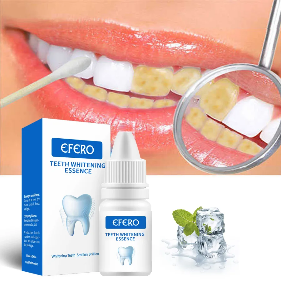 EFERO Teeth Whitening Serum Gel Dental Oral Hygiene Effective Remove Stains Plaque Teeth Cleaning Essence Dental Care