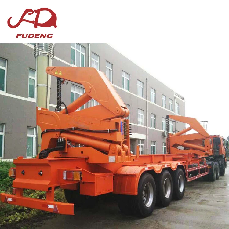 Hot Sale China Fudeng  20 Ft 40 Ft Side Loader Trailer 40T Container Transport Side Lifter Truck for Sale