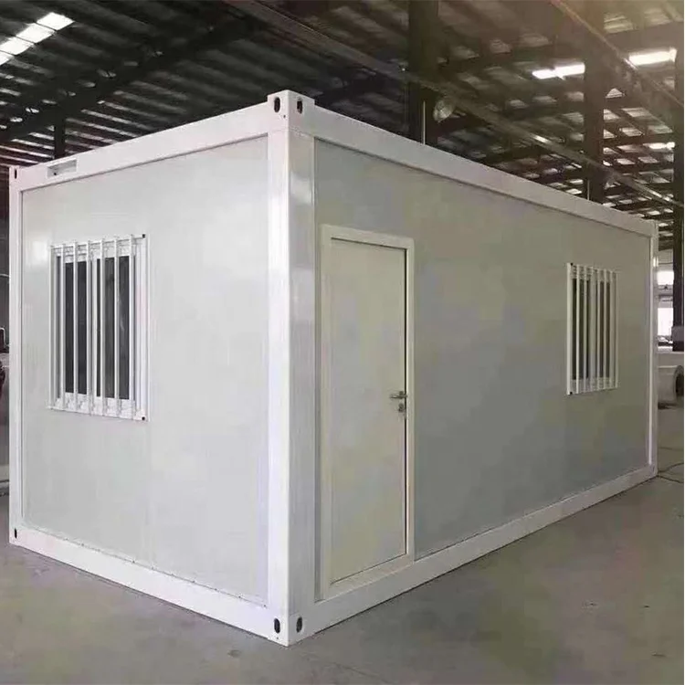 China simple cheap flat pack sandwich panel container house prefab house