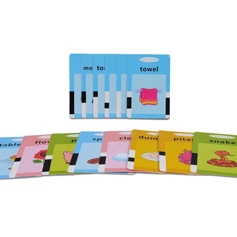 Hot Sale Educational Toys Learning Machine English Kids Electronic Cognitive Cards Talking Flash Card