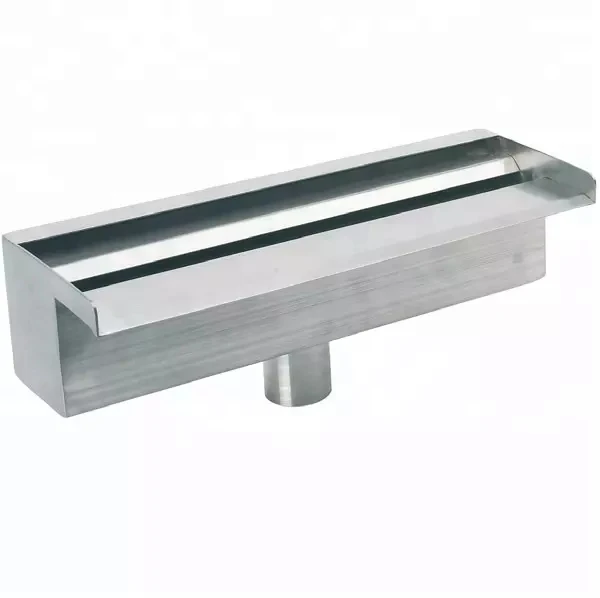 Garden Wall Fountain Steel Waterfall  Modern Indoor or Outdoor Waterfall