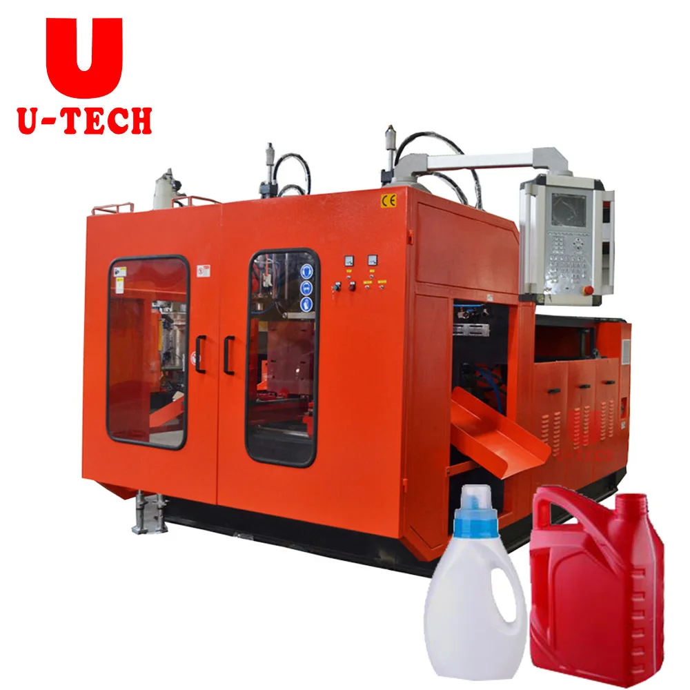  Высокая скорость 1 л 5 10 20 пластиковый ПП HDPE бутылочный цилиндр Jerrycan формовочная машина с одной двойной станцией для выдувного