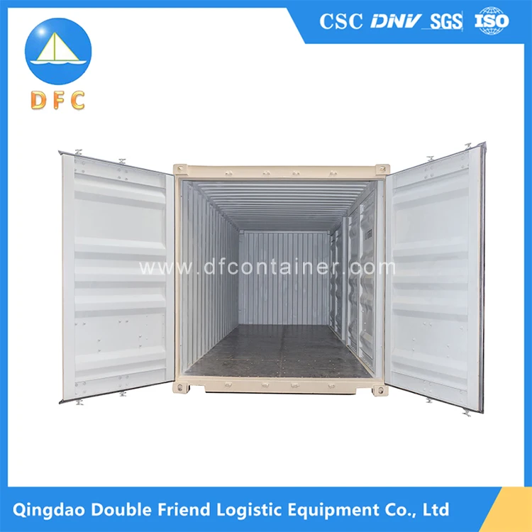 20-футовый морской контейнер, боковой открытый контейнер с боковой стенкой, открывающийся металлический контейнер для доставки, 20 футов