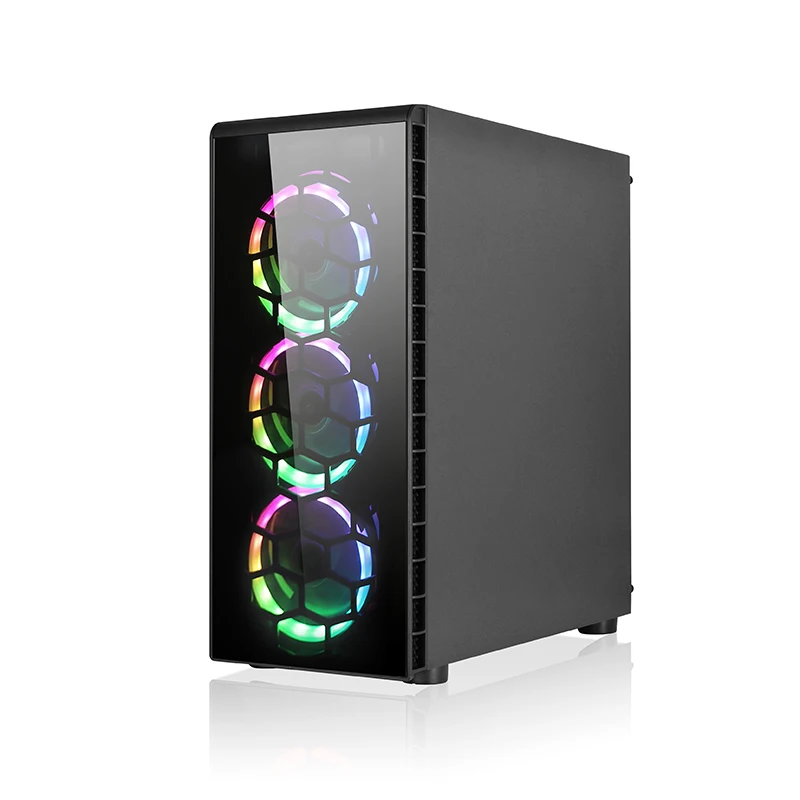 Classis pattern glass exquisite workmanship pc case computer chassis pc gaming for gamer