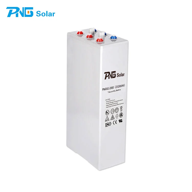 Factory Price PNG OPZV Tubular Gel Battery 2V1000Ah 2V1200Ah 2V 2000Ah for Solar Energy Storage Systems