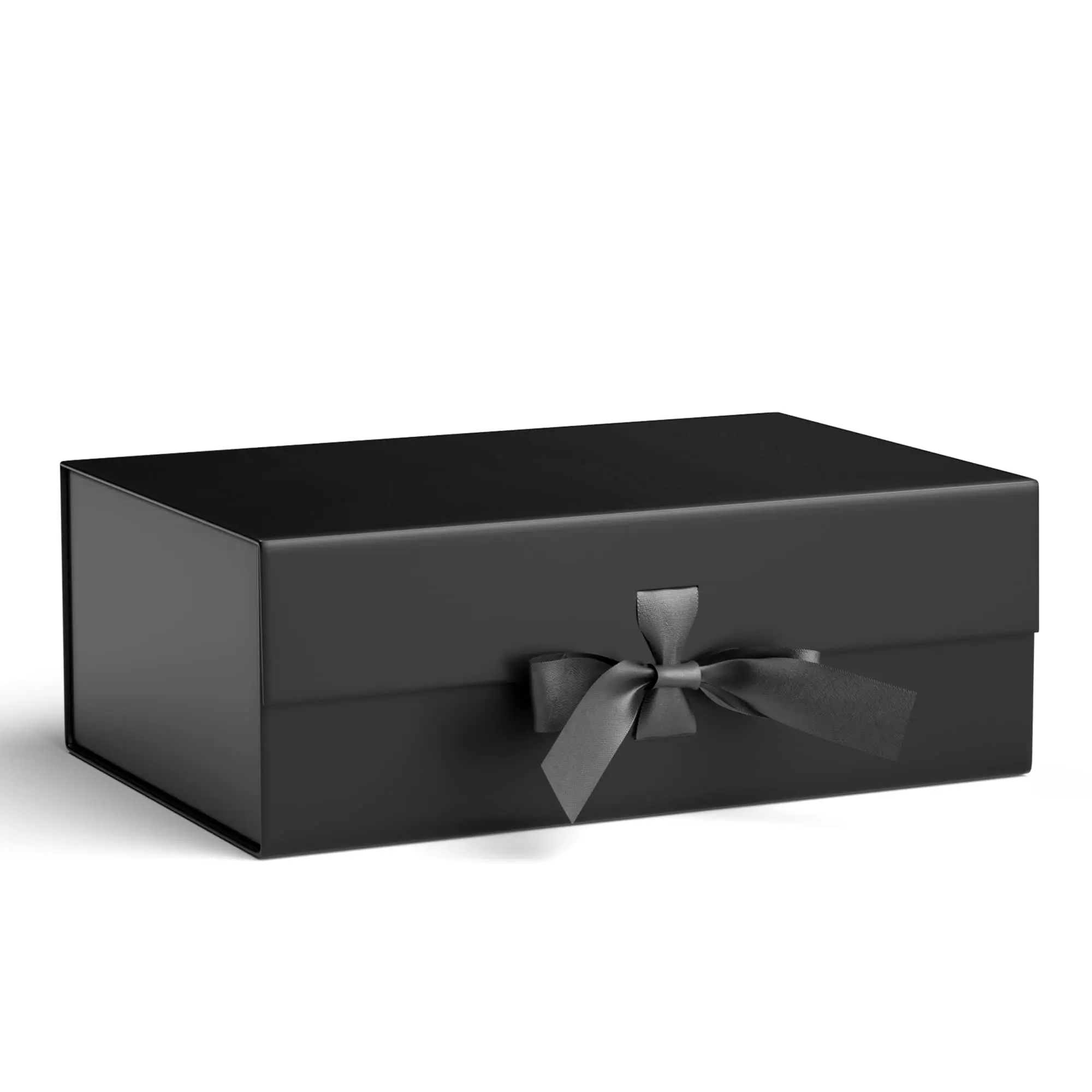 Custom Logo Wholesale Luxury Black Magnet Paper Box Wigs Clothing Carton Folding Magnetic Gift Box Packaging Paper Boxes