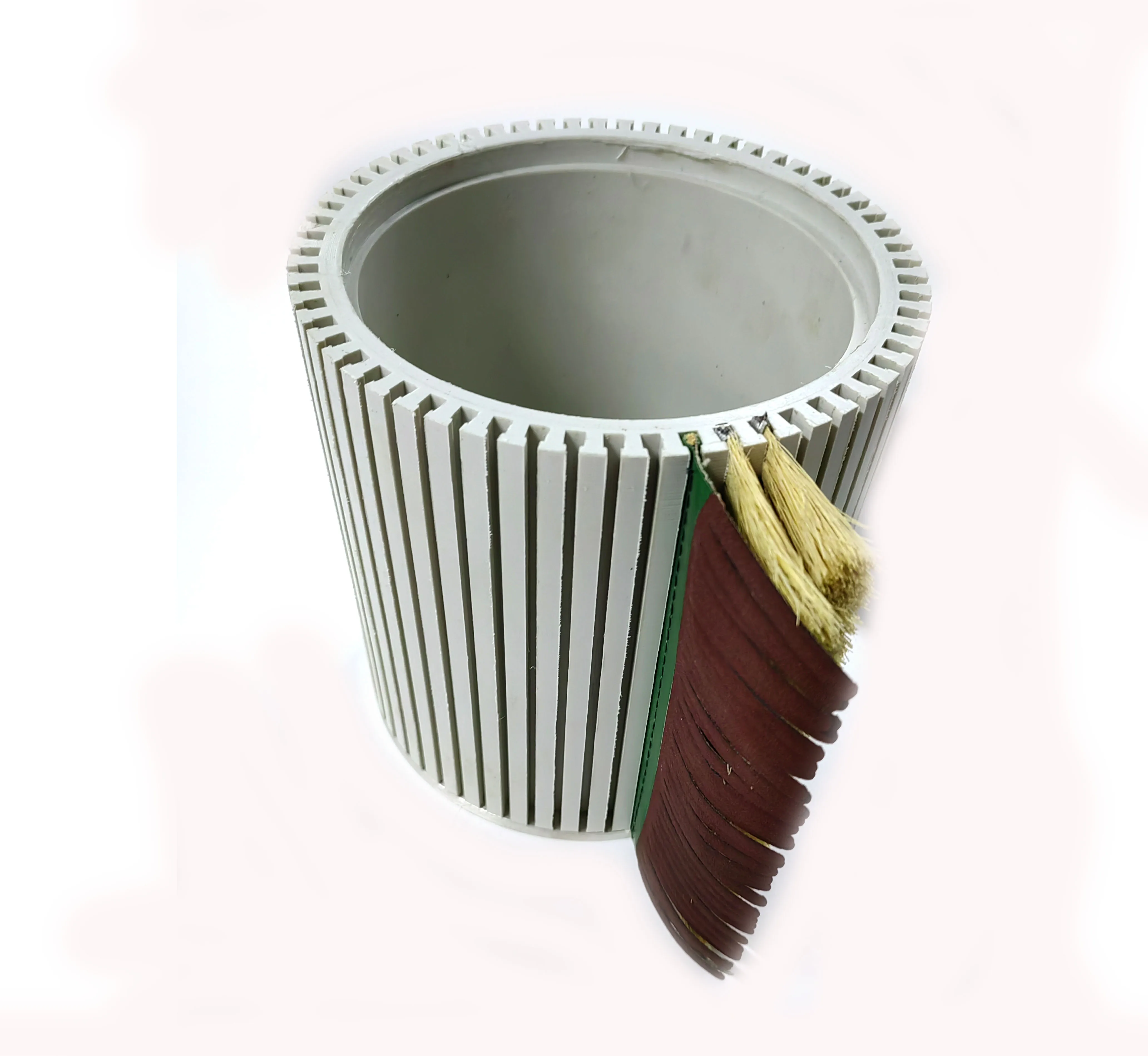 Drum sanding woodworking polishing sand paper brushes grinding machine sisal sandpaper sanding brush strip