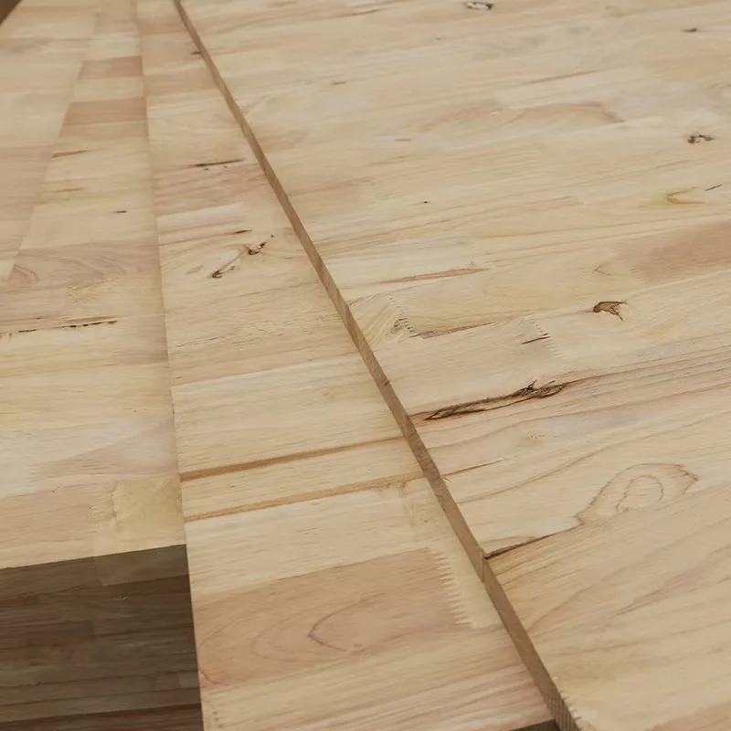High Quality Raw Materials Durable Rubber Board Solid Wood Planks Raw Wood Materials