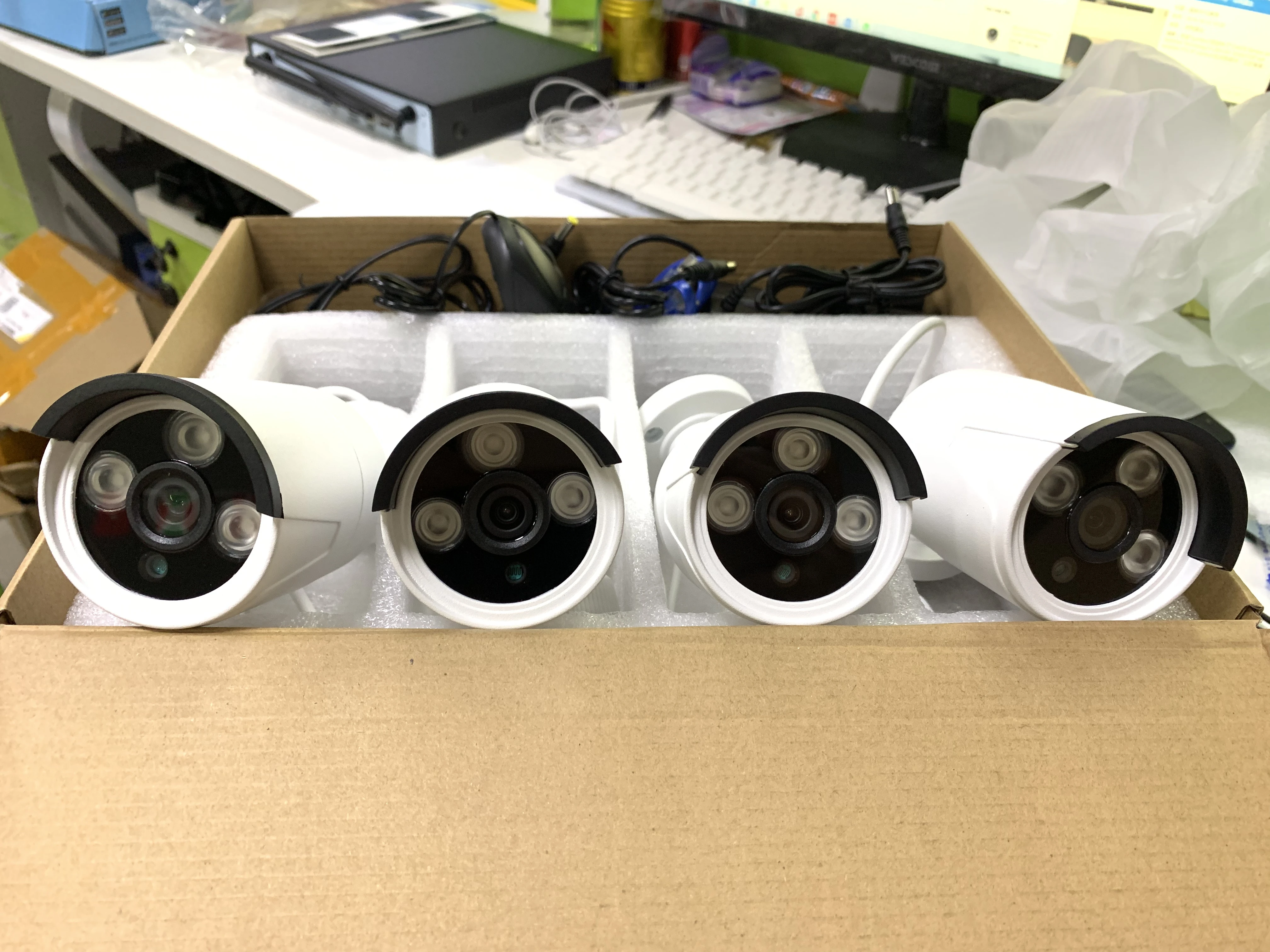  Беспроводные системы безопасности 1080P комплект видеонаблюдения Wifi CCTV Camera NVR Set с