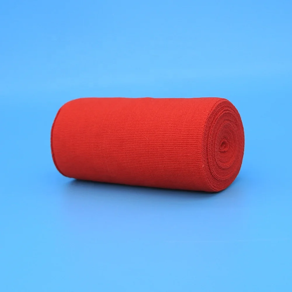 Professional factory sale medical conforming self-adhesive red elastic wrap bandage