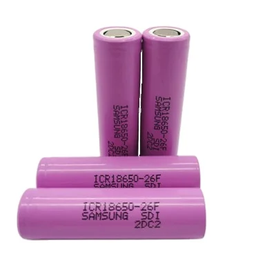 Cylindrical lithium ion 3.7V ICR18650 26F 2600mAh Rechargeable Lithium ion Battery for Samsung 18650