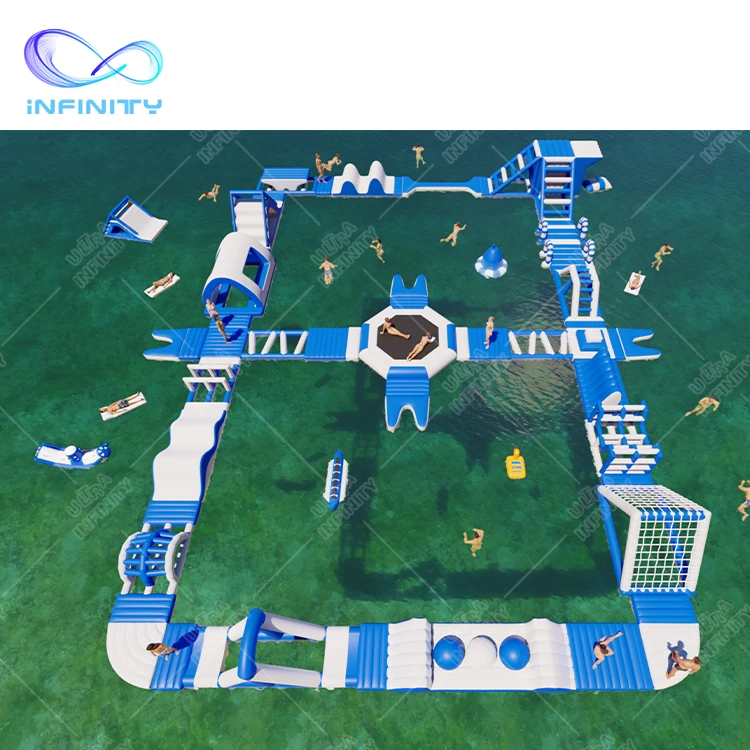 Summer Inflatable Sea Water Park Inflatable Obstacle Plays Inflatable Water Park For Children